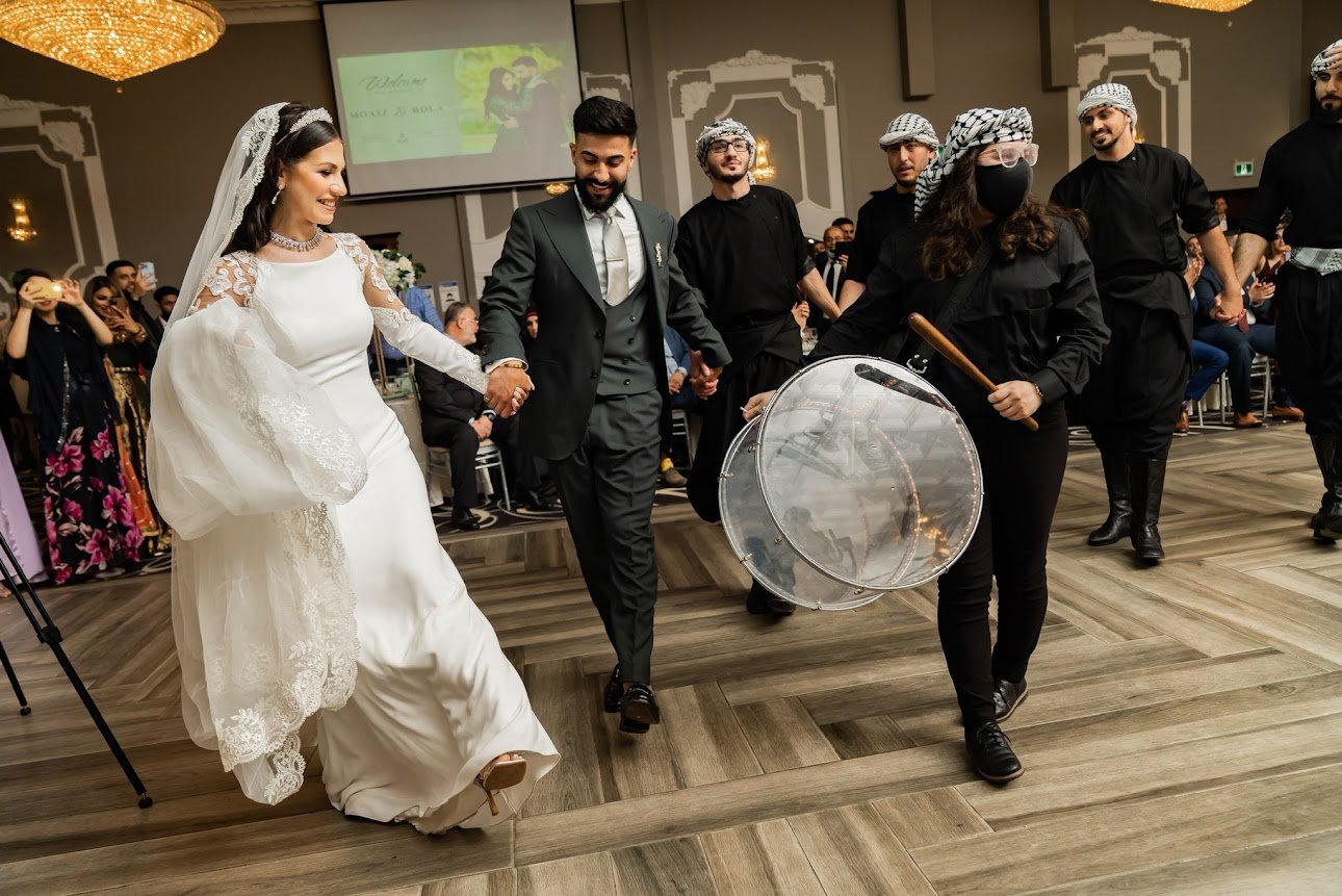 Dalona Zaffeh wedding entrance performance