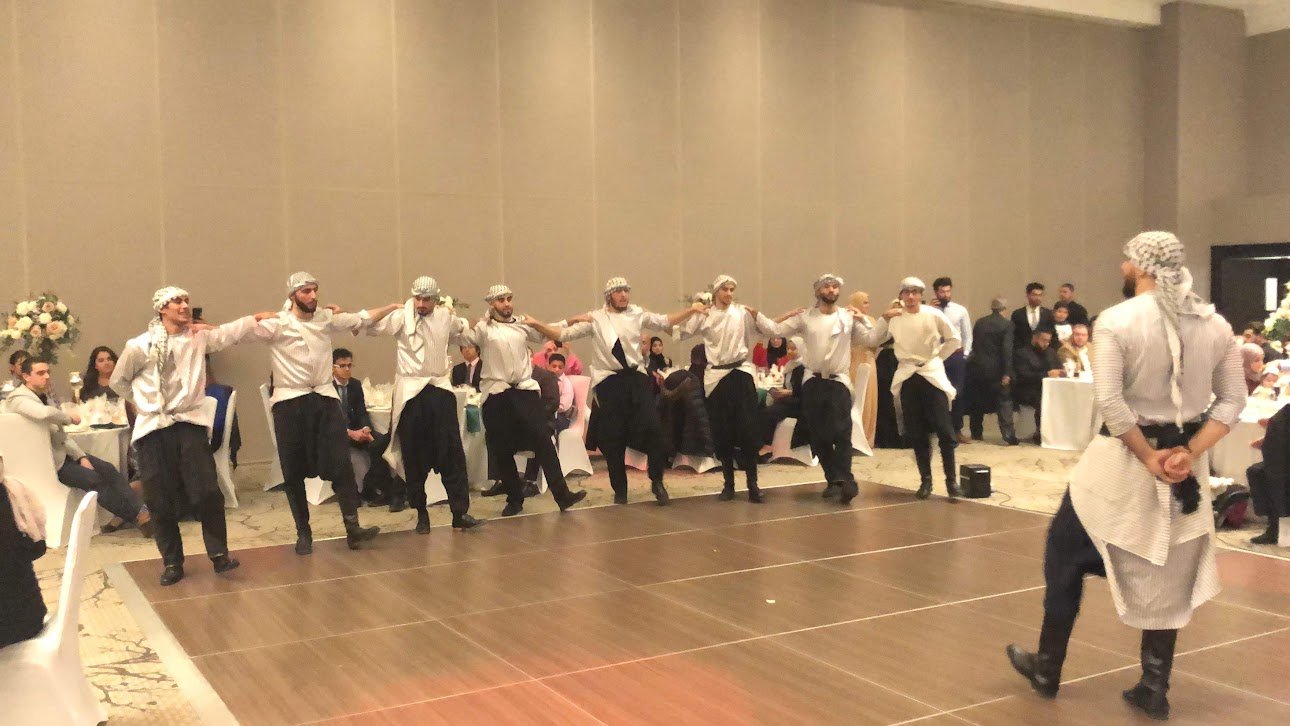 Dabke performance at wedding